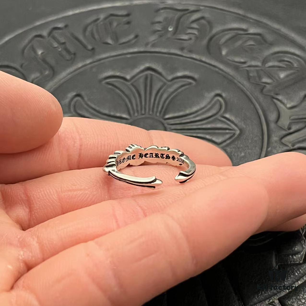 CHROME HEARTS High-Quality Cross Open Ring