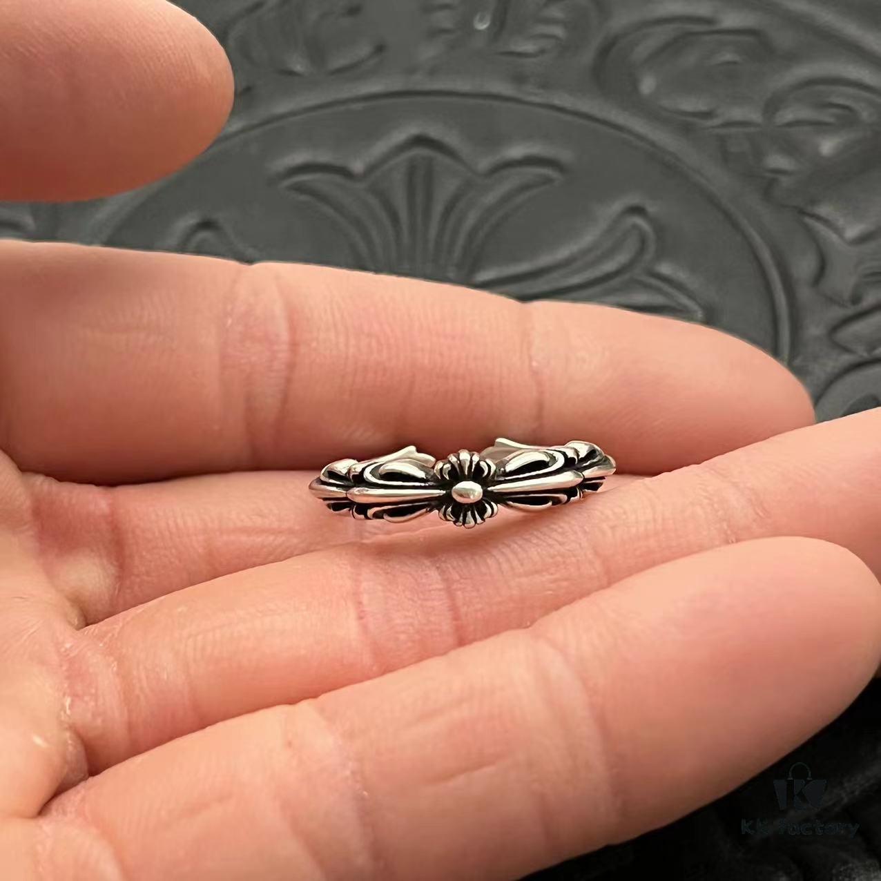 CHROME HEARTS High-Quality Cross Open Ring