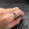 CHROME HEARTS High-Quality Open Cross Ring