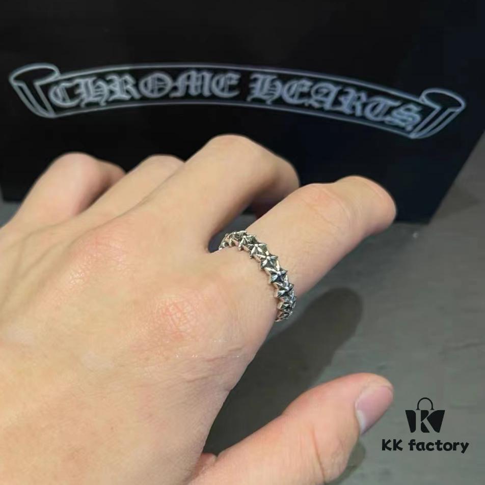 CHROME HEARTS High-Replica Five-Pointed Star Small Ring