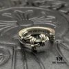 CHROME HEARTS High-Quality Open Cross Ring