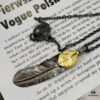 Gaoqiao Feather Necklace - Black Mixed Style