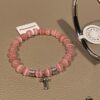 Cute Chrome Heart Cat's Eye Bracelet and Hermes Enamel Bangle