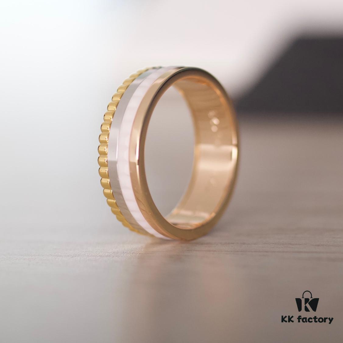 Quatre White Collection Ring, Brilliant and Radiant, Showcasing the Brand's Iconic Luster