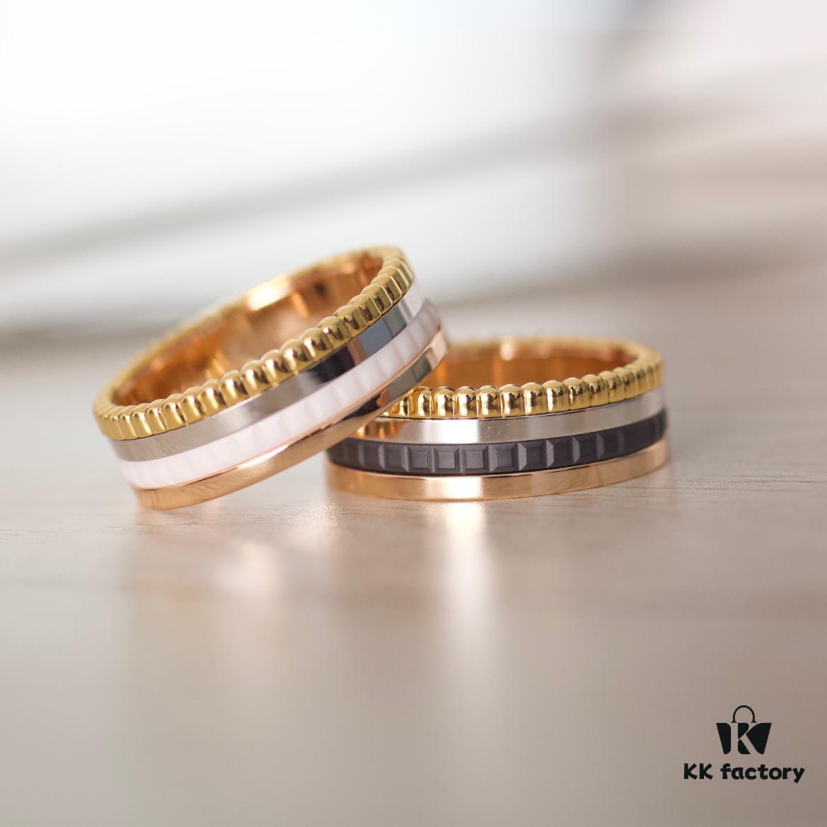 Quatre White Collection Ring, Brilliant and Radiant, Showcasing the Brand's Iconic Luster