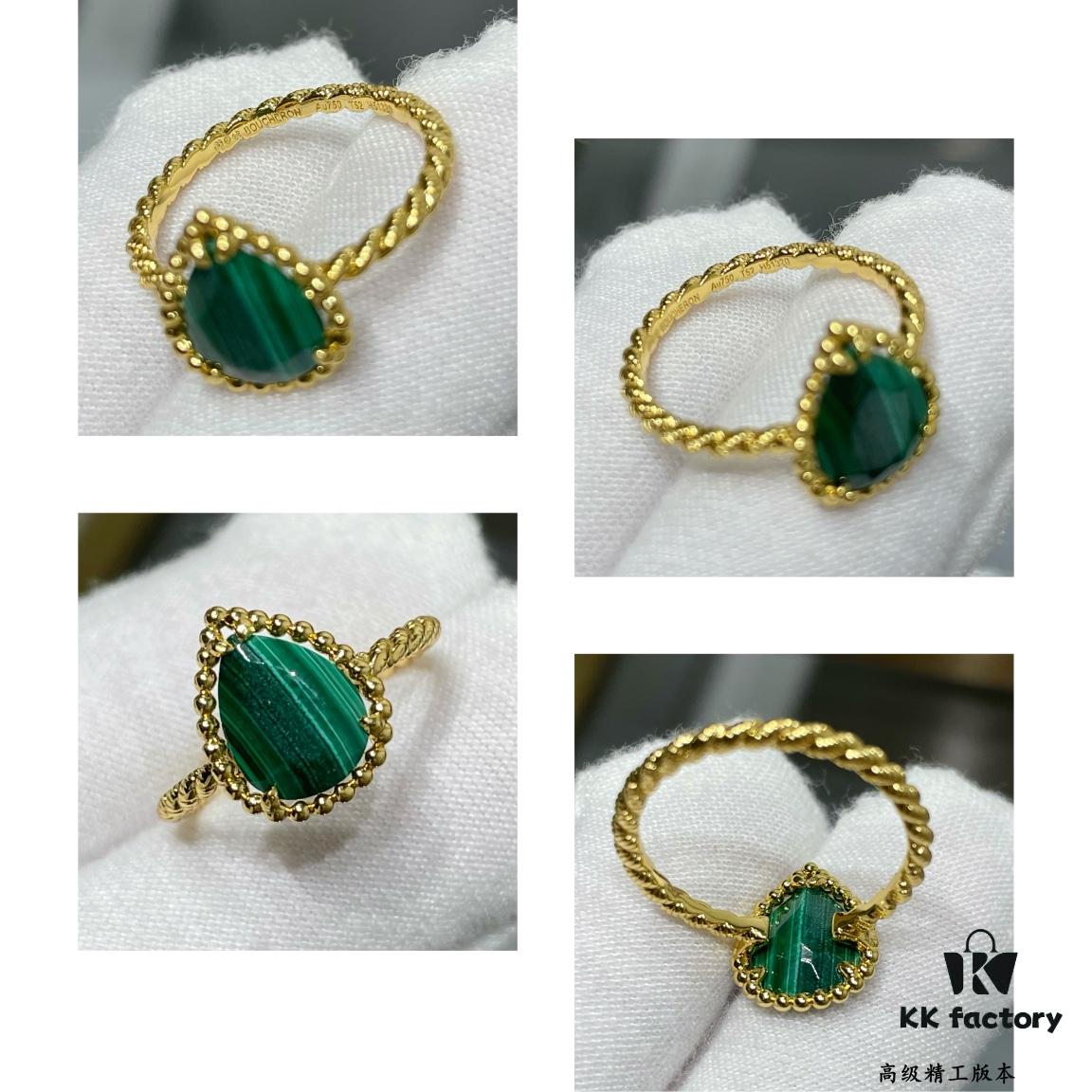 Boucheron Single Mother-of-Pearl Drop Ring, Bohemian Inspiration