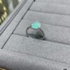 Boucheron Chalcedony Single Teardrop Ring, Bohemian Teardrop Design Inspired by 'Love and Protection'