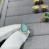 Boucheron Chalcedony Single Teardrop Ring, Bohemian Teardrop Design Inspired by 'Love and Protection'