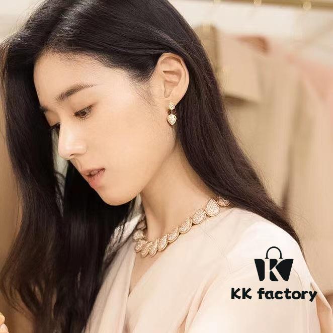 Boucheron Goutte D'eau Earrings ☀️ SERPENT BOHÈME Drop Stud Earrings with Diamonds and Yellow Gold