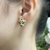 Boucheron Leopard Cat Earrings
