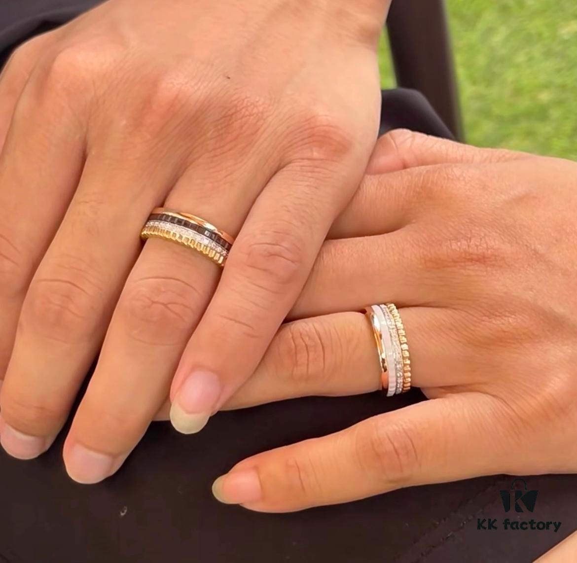 Boucheron White Ceramic Ring 💍 Boucheron Quatre Collection Classic Piece 👍