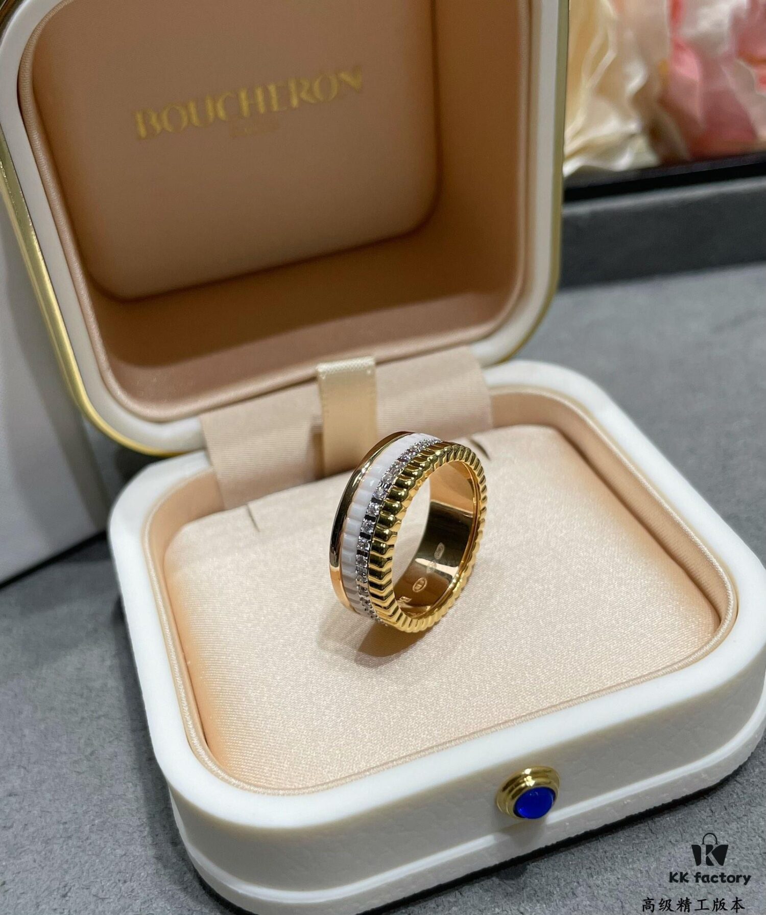 Boucheron White Ceramic Ring 💍 Boucheron Quatre Collection Classic Piece 👍