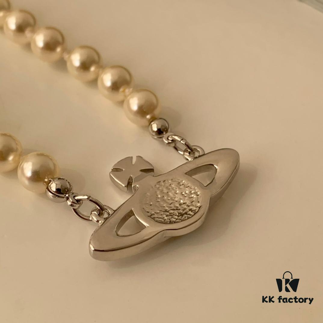 Vivienne Westwood Pearl Planet Necklace