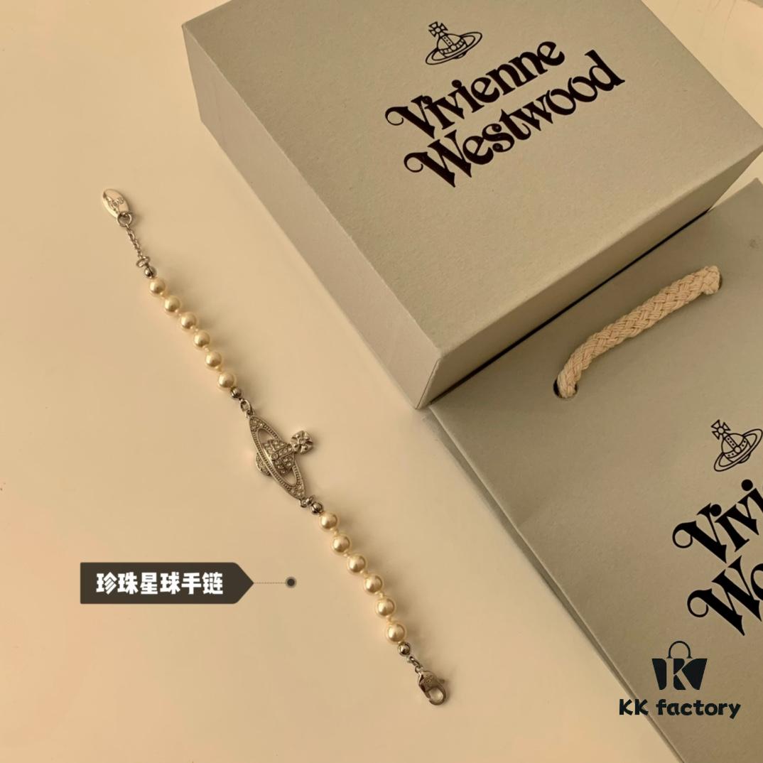 Vivienne Westwood Pearl Planet Bracelet