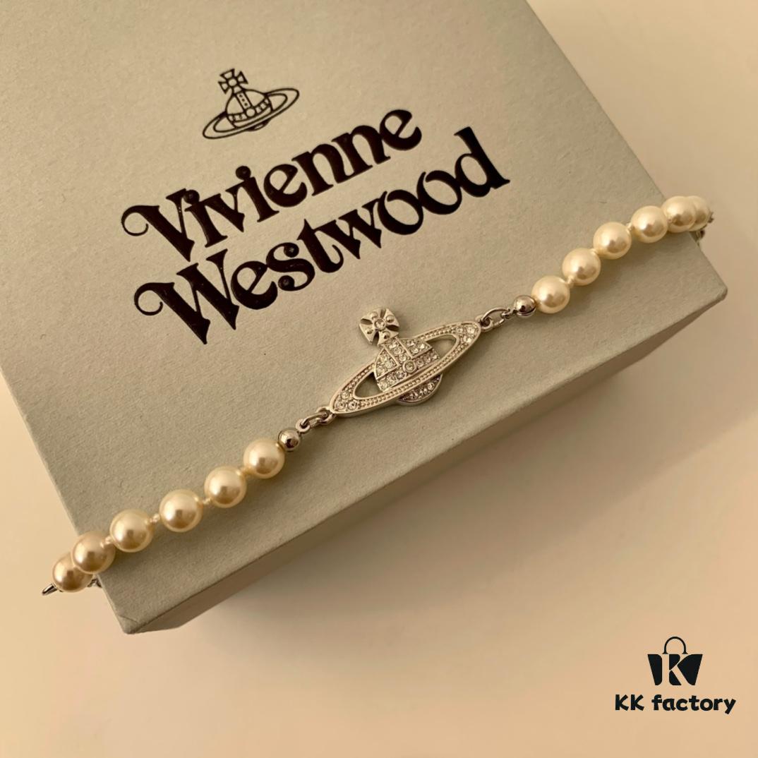 Vivienne Westwood Pearl Planet Bracelet