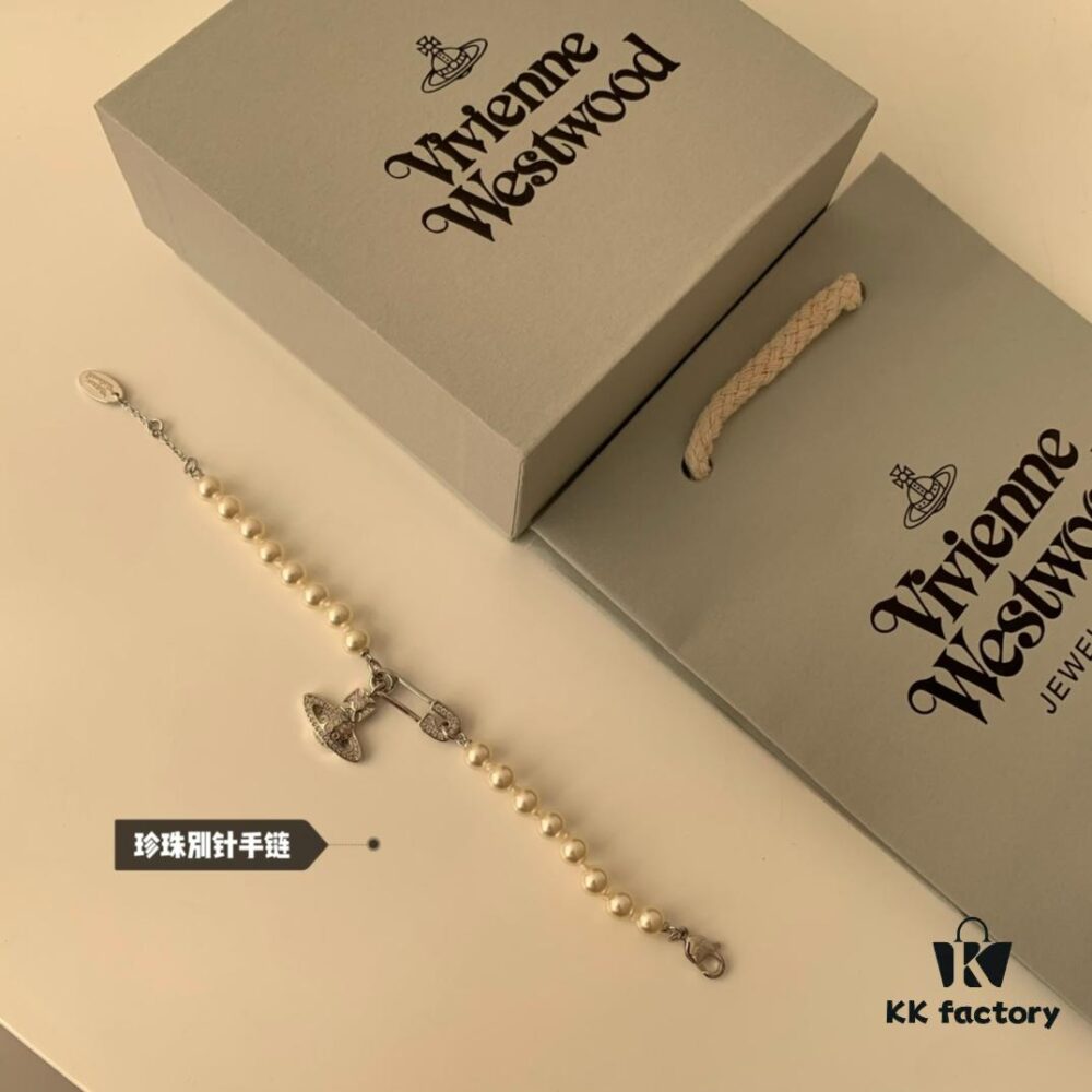 Vivienne Westwood Pearl Pin Bracelet