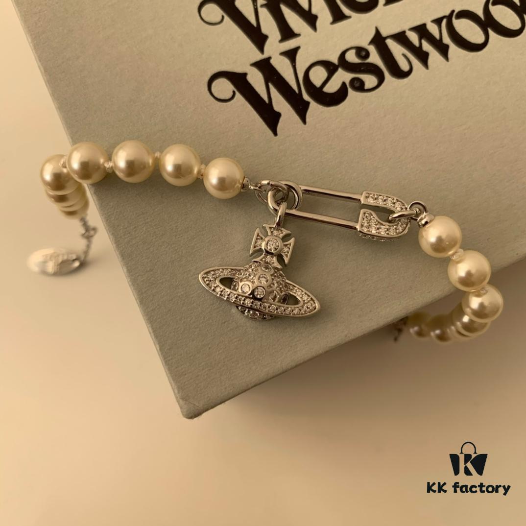 Vivienne Westwood Pearl Pin Bracelet