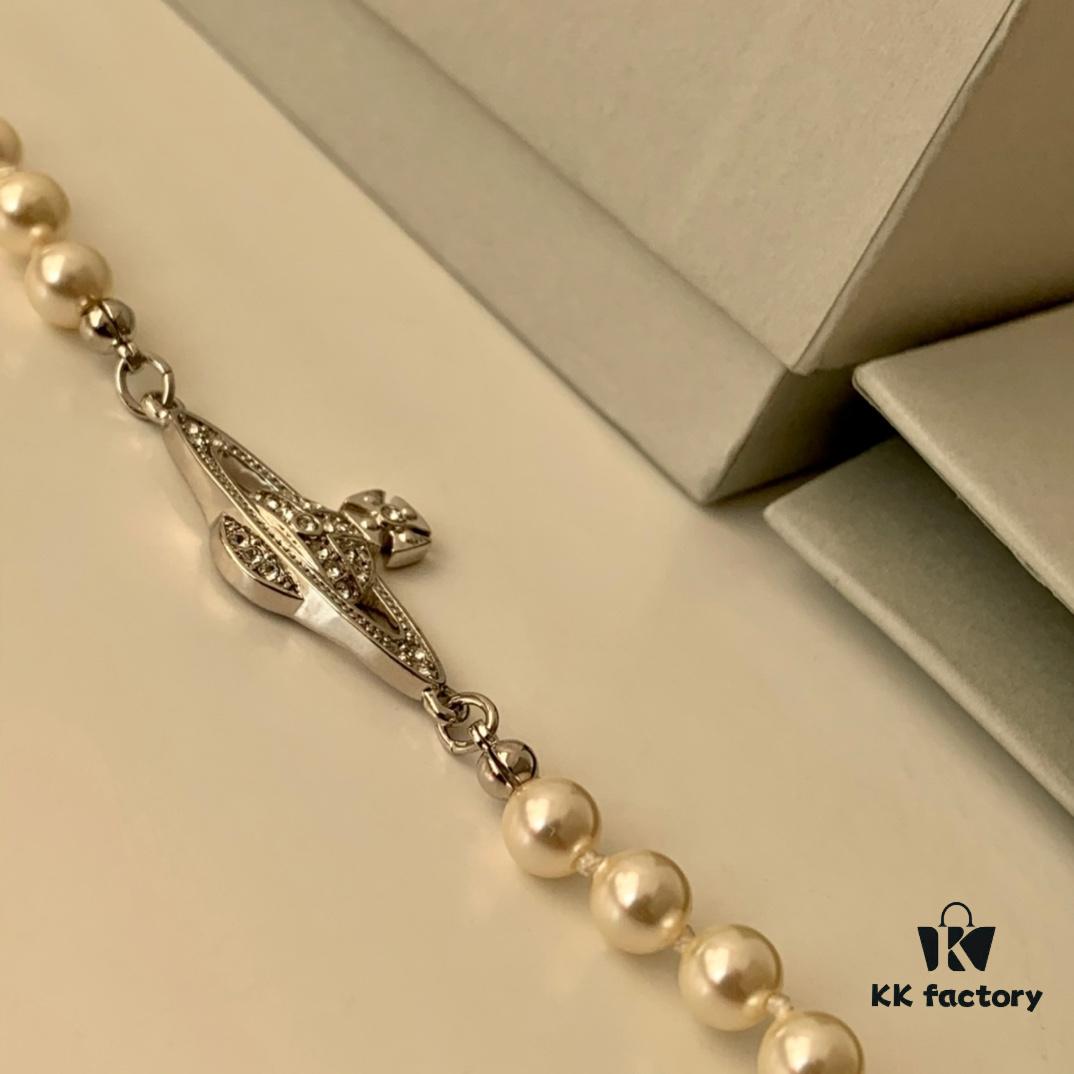 Vivienne Westwood Pearl Planet Bracelet