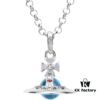 Westcott New 3D Crystal Planet Saturn Necklace In Stock
