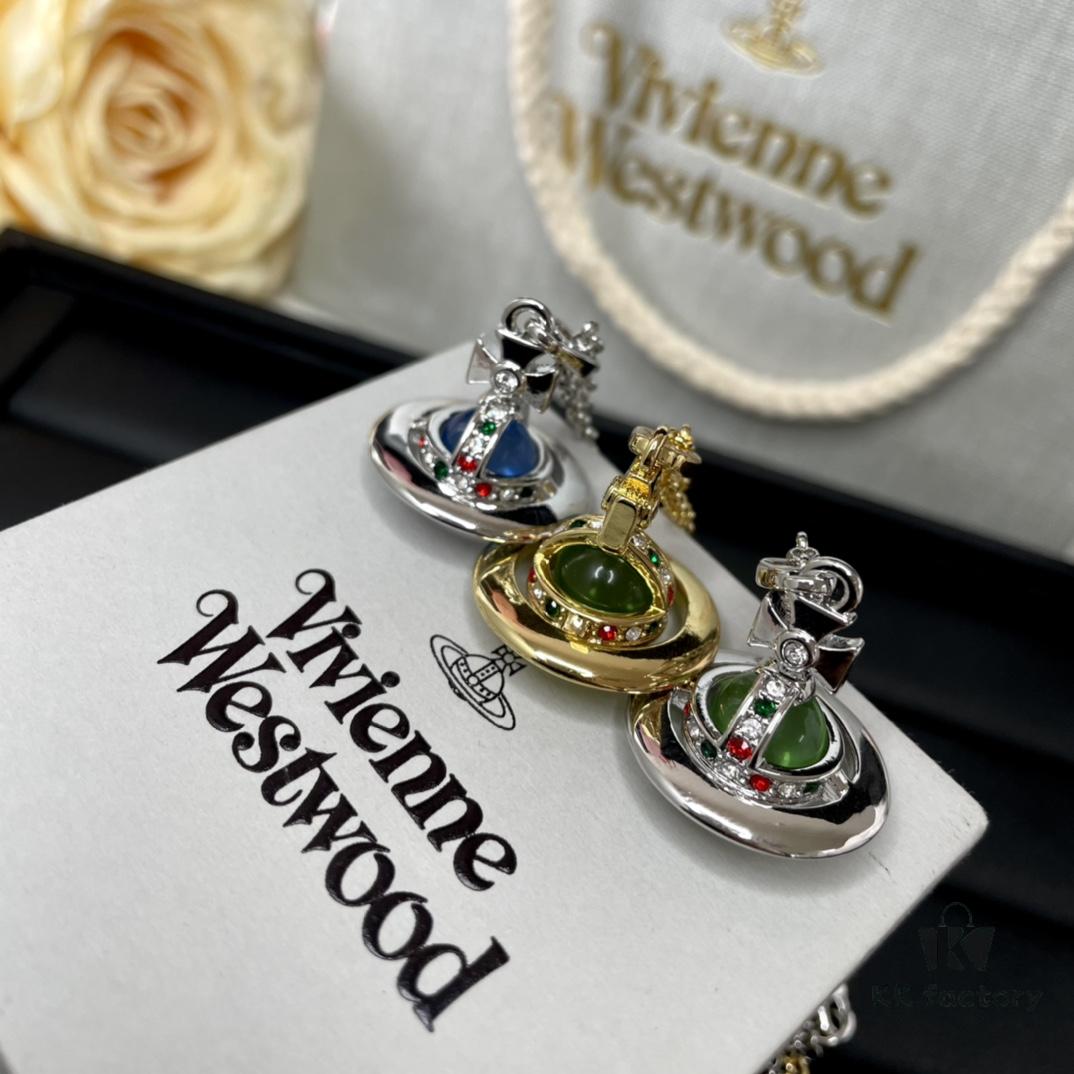 Westcott New 3D Crystal Planet Saturn Necklace In Stock