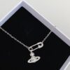 Vivian New Arrival Pin Saturn Necklace, Perfect for Showcasing the Neckline