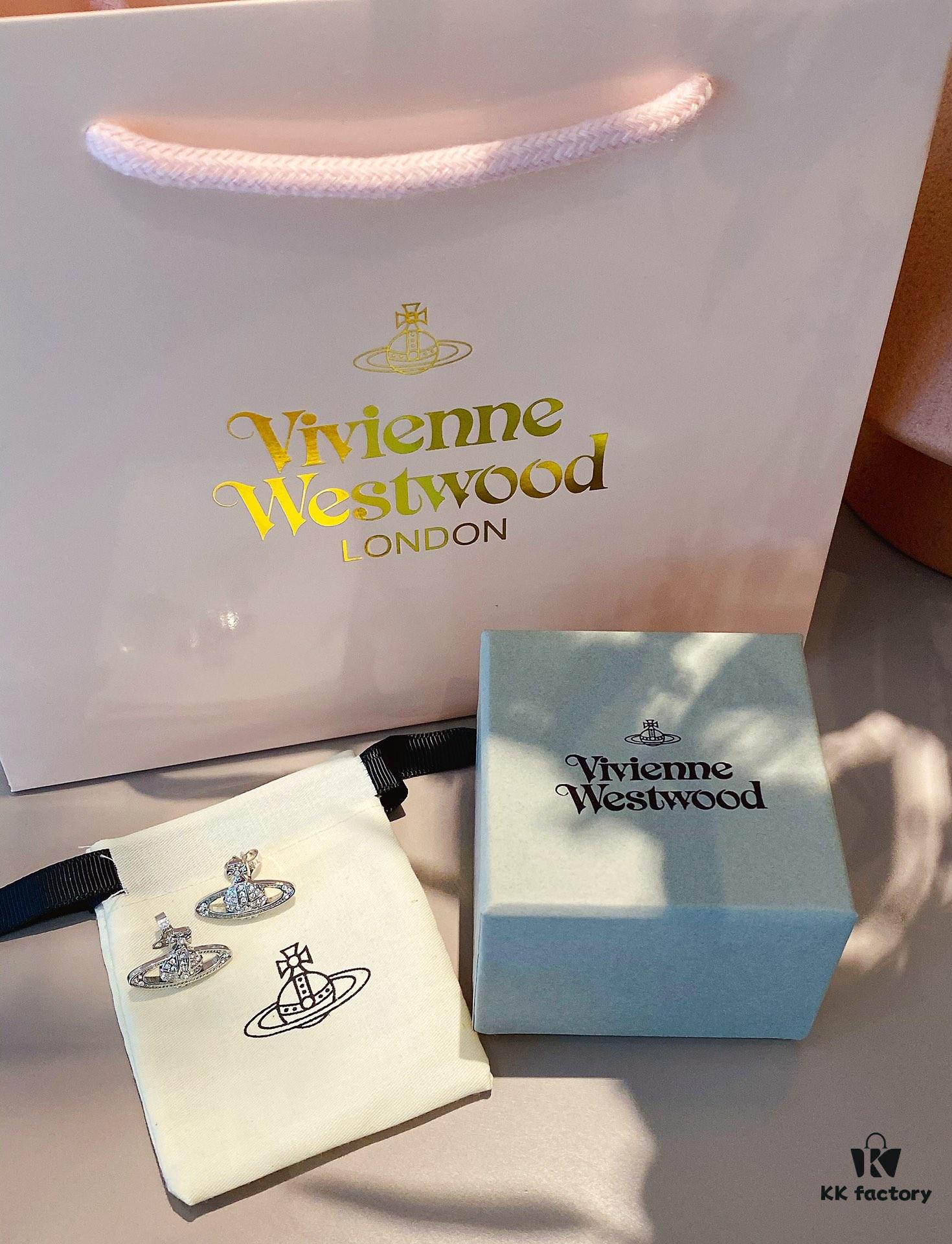 Vivian New Saturn Stud Earrings