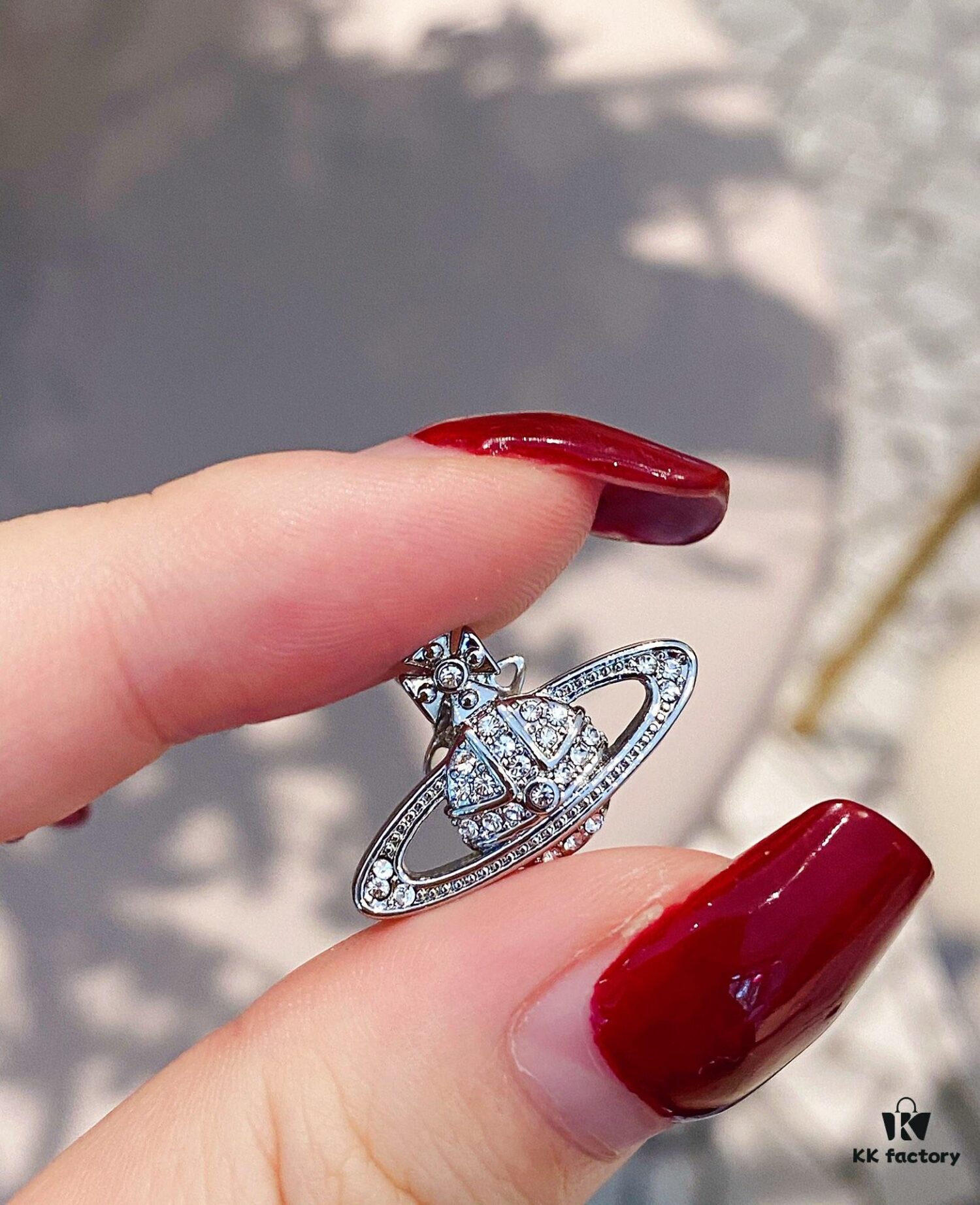 Vivian New Saturn Stud Earrings