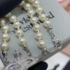Fashionable Essential for Everyone ✨ Vivienne Westwood Saturn Pearl Necklace