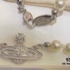 Fashionable Essential for Everyone ✨ Vivienne Westwood Saturn Pearl Necklace
