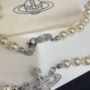 Fashionable Essential for Everyone ✨ Vivienne Westwood Saturn Pearl Necklace