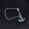 West Grandma 3D Saturn Bracelet - Silver Lake Blue Color
