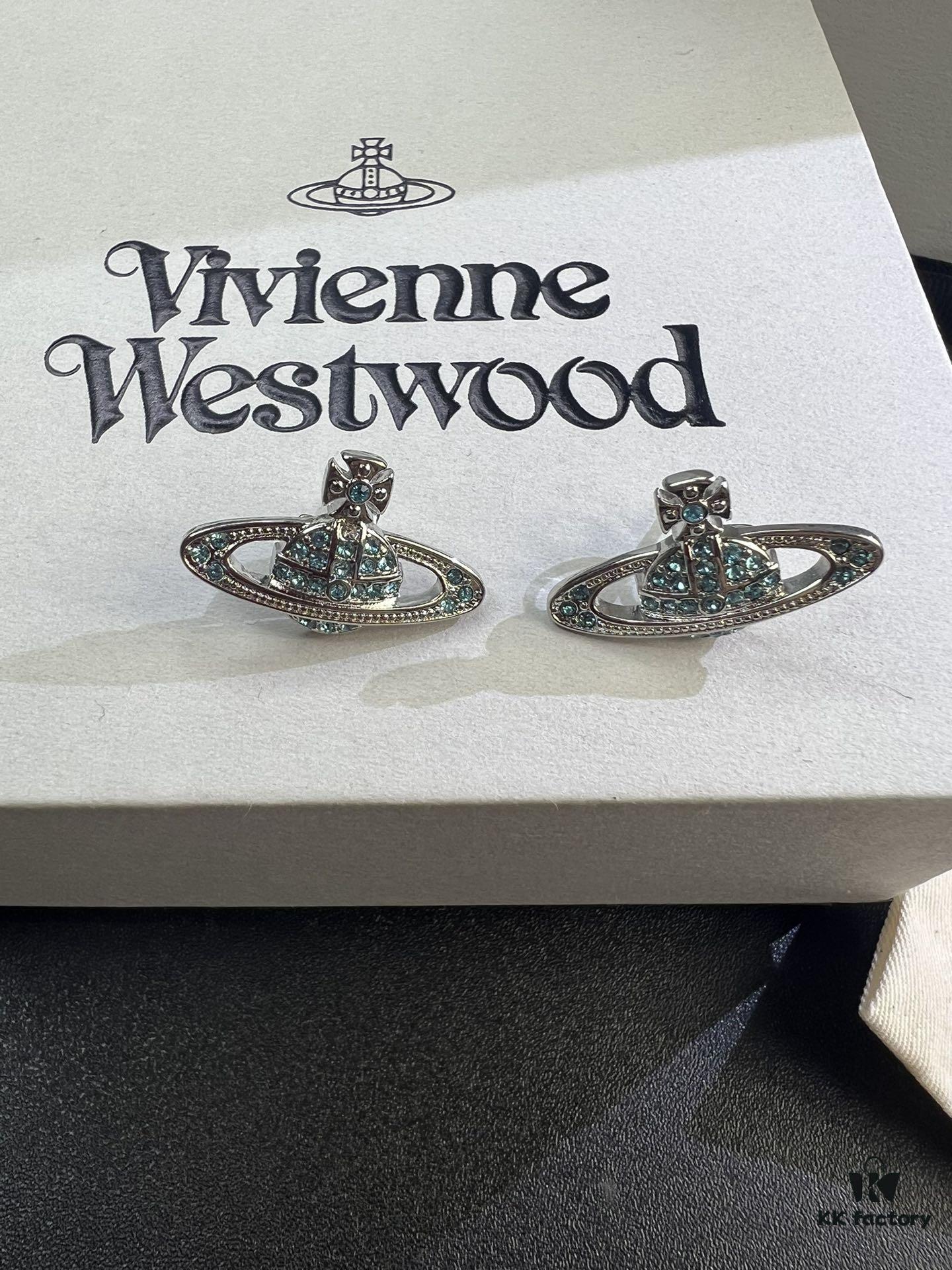 Lady Veda Lan Zuan Saturn Necklace and Stud Earrings Set In Stock