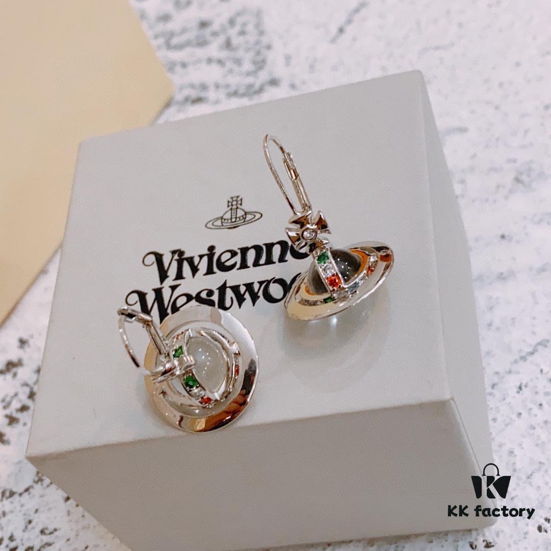 Vivienne Westwood Saturn Earrings and Necklace Set