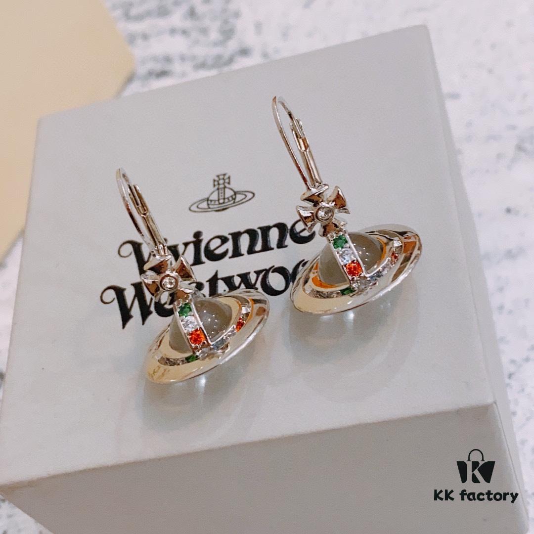 Vivienne Westwood Saturn Earrings and Necklace Set