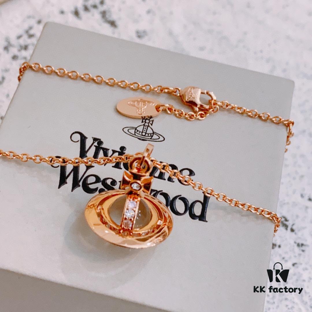 Vivienne Westwood Saturn Earrings Necklace