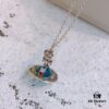 Vivienne Westwood Saturn Earrings Necklace