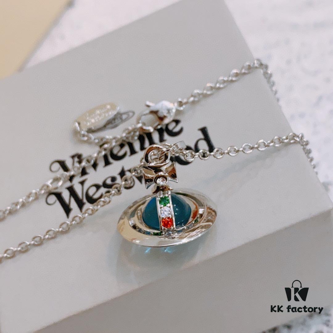 Vivienne Westwood Saturn Earrings Necklace
