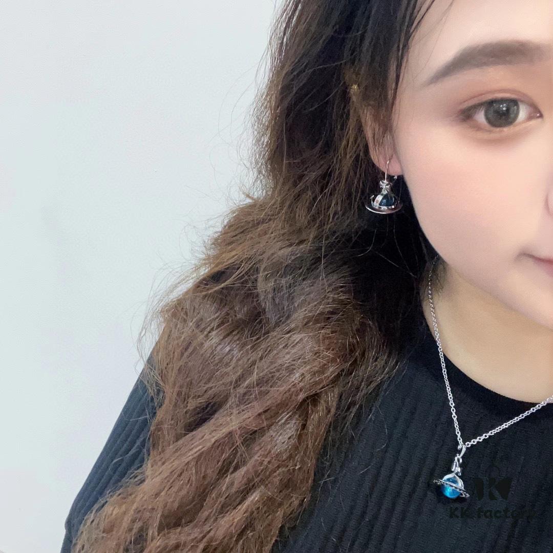 Vivienne Westwood Saturn Earrings Necklace