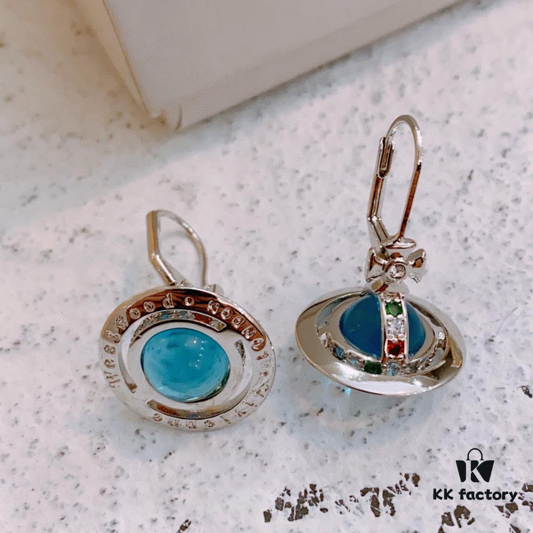 Vivienne Westwood Saturn Earrings Necklace