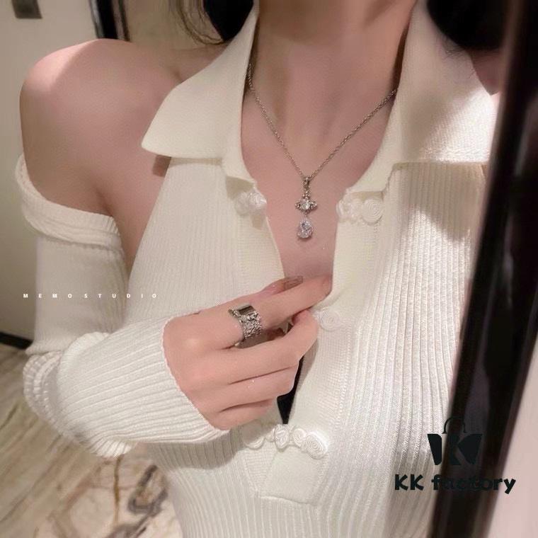 High-Quality Vivienne Westwood Saturn Earrings and Necklace Set