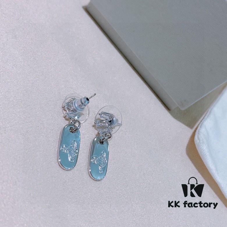 Vivienne Westwood Earrings - Punk-Inspired Fashion Studs in 925 Silver