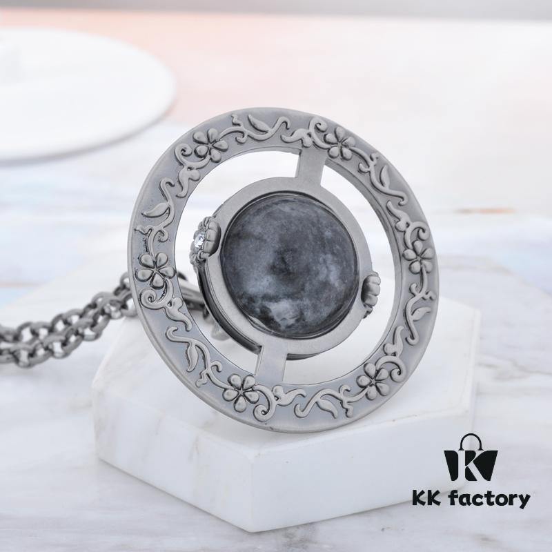 West Queen Large Antique Silver 3D Carved - Granite