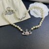 West Grandma Pink Diamond Saturn Pearl Necklace In Stock