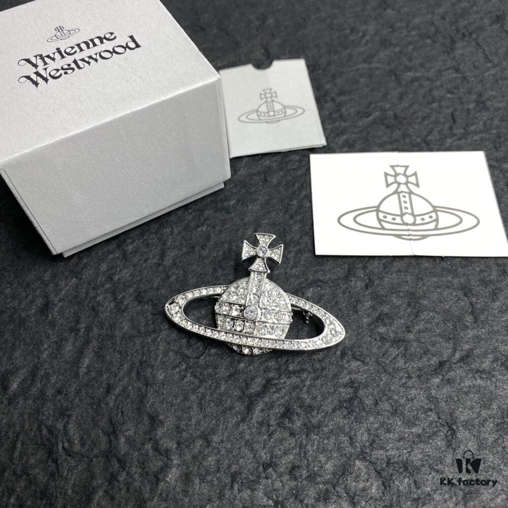 West Queen Saturn Brooch