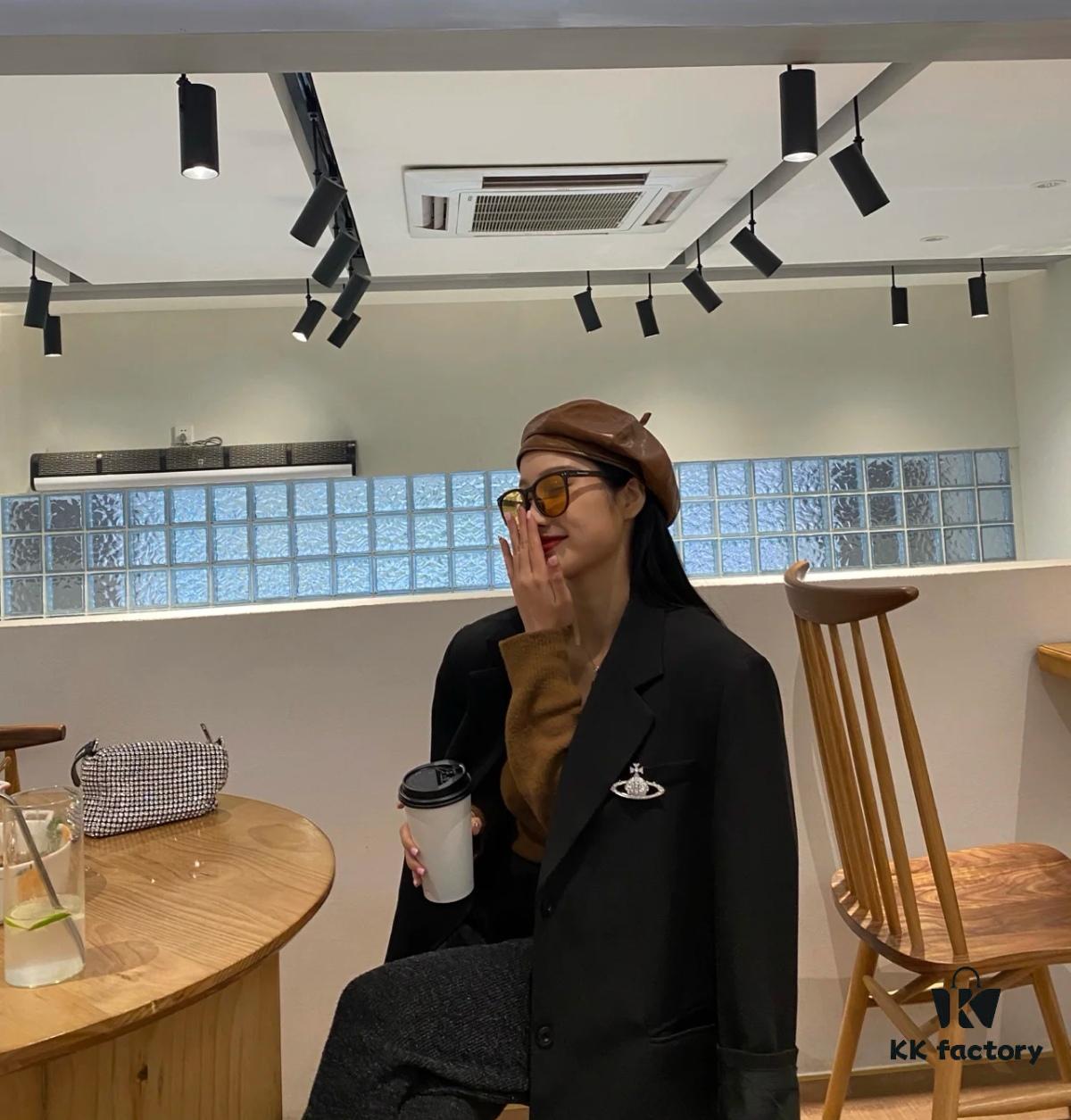 Saturn Brooch Wearing Look