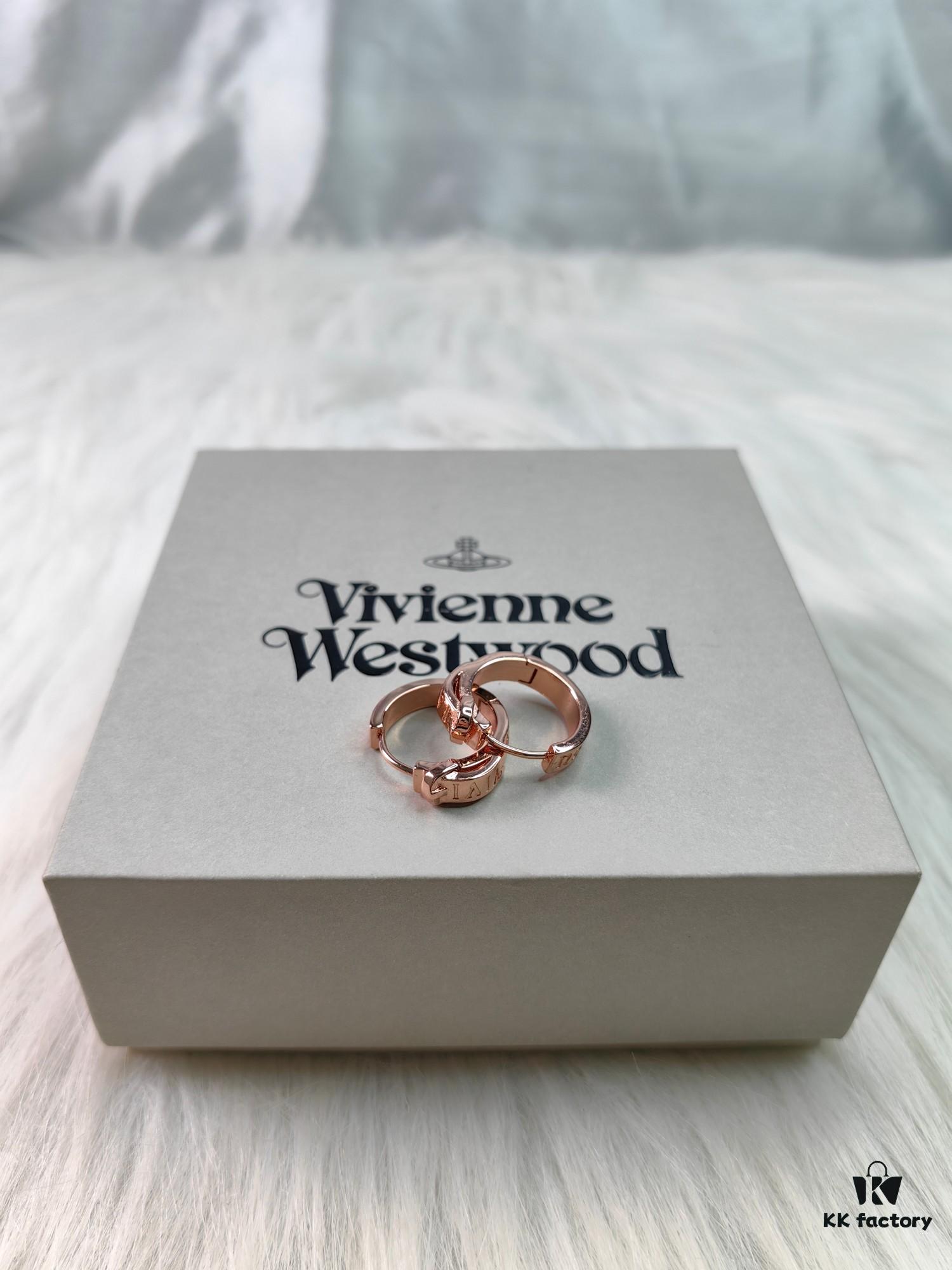 West Queen Leather Belt Ear Studs