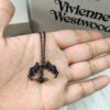 Westminster Black Bat Saturn Necklace