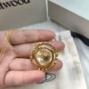 Westminster Full Diamond Crystal Ball Large White Gold and Yellow Gold Color