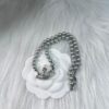 West Grandma Gray Pearl Saturn Necklace Available in Stock