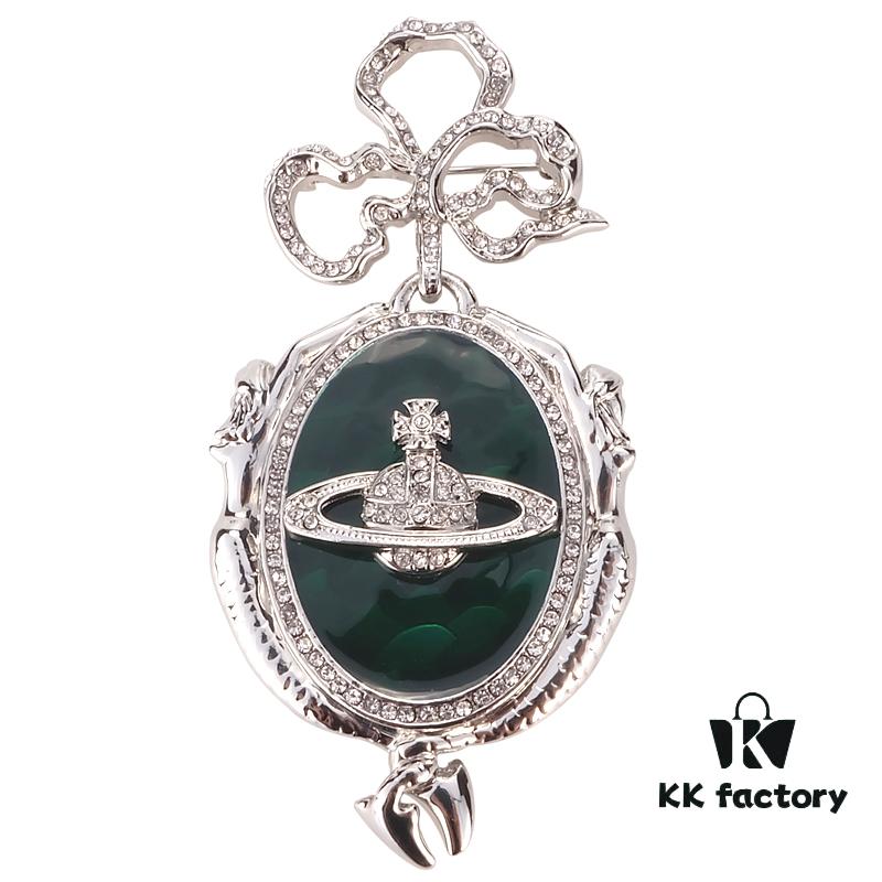 West Queen Mermaid Brooch